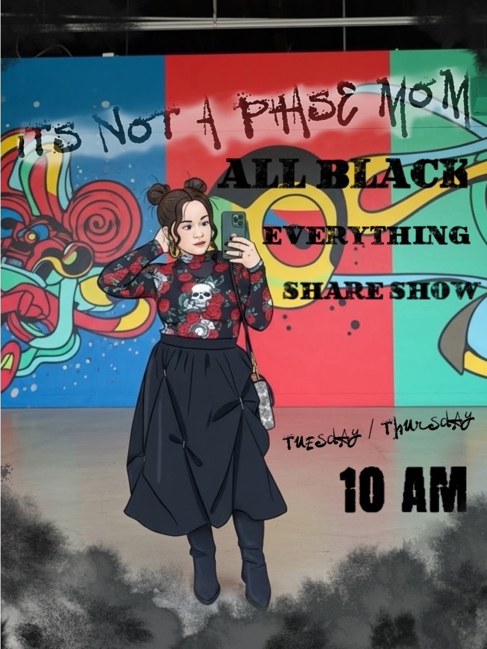 ALL BLACK EVERYTHING SHARE SHOW